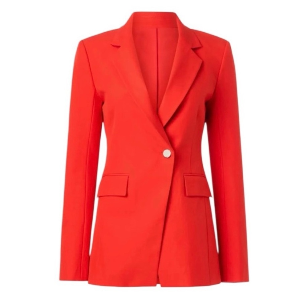 Derek Lam 10 Crosby Noah Jacket Blazer Single Breasted in Red Size 4